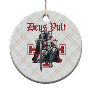 Deus Vult Knight Templar Ceramic Ornament Crusader Cross TS10 1pc Christmas Plaid Print Your Wear