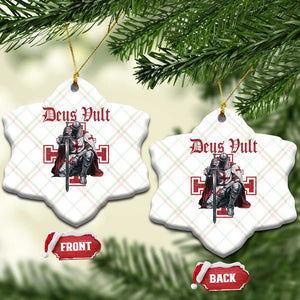 Deus Vult Knight Templar Ceramic Ornament Crusader Cross TS10 Print Your Wear