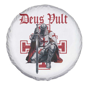 Deus Vult Knight Templar Spare Tire Cover Crusader Cross TS10 Print Your Wear