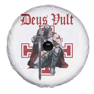 Deus Vult Knight Templar Spare Tire Cover Crusader Cross TS10 Print Your Wear