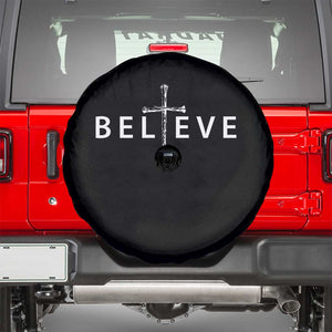 Cross Christian Religious Believe Blessed Faith Graphic Spare Tire Cover TS10 Black Print Your Wear