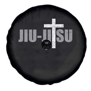 Jiu Jitsu Christian Cross Spare Tire Cover Retro Vintage Minimal Religious Faith TS10 Print Your Wear