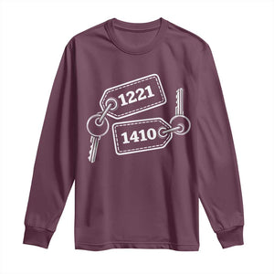 Room Numbers Team Hollanov Long Sleeve Shirt LGBT Romance Hockey Fan TS10 Maroon Print Your Wear
