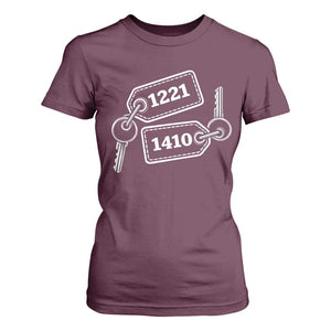 Room Numbers Team Hollanov T Shirt For Women LGBT Romance Hockey Fan TS10 Maroon Print Your Wear