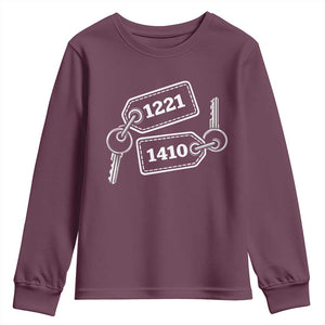 Room Numbers Team Hollanov Youth Sweatshirt LGBT Romance Hockey Fan TS10 Maroon Print Your Wear