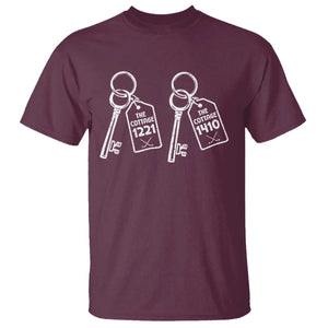 Room Numbers Team Hollanov T Shirt LGBT Romance Hockey Fan Im Coming To The Cottage TS10 Maroon Print Your Wear