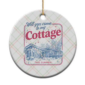 Will You Come To My Cottage This Summer Ceramic Ornament LGBT Romance Hockey Fan TS10 1pc Christmas Plaid Print Your Wear
