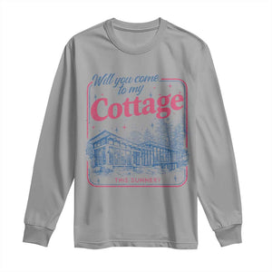 Will You Come To My Cottage This Summer Long Sleeve Shirt LGBT Romance Hockey Fan TS10 Sport Gray Print Your Wear