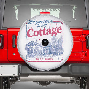 Will You Come To My Cottage This Summer Spare Tire Cover LGBT Romance Hockey Fan TS10 White Print Your Wear