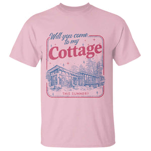 Will You Come To My Cottage This Summer T Shirt LGBT Romance Hockey Fan TS10 Light Pink Print Your Wear