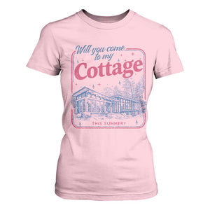 Will You Come To My Cottage This Summer T Shirt For Women LGBT Romance Hockey Fan TS10 Light Pink Print Your Wear