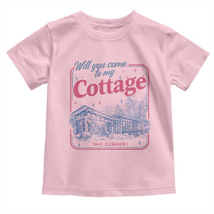 Will You Come To My Cottage This Summer Toddler T Shirt LGBT Romance Hockey Fan TS10 Light Pink Print Your Wear