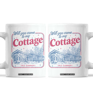 Will You Come To My Cottage This Summer Coffee Mug LGBT Romance Hockey Fan TS10 White Print Your Wear