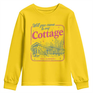 Will You Come To My Cottage This Summer Youth Sweatshirt LGBT Romance Hockey Fan TS10 Daisy Print Your Wear