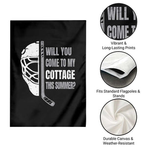 Will You Come To My Cottage This Summer Garden Flag Retro LGBT Romance Hockey Fan TS10 Print Your Wear