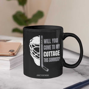 Will You Come To My Cottage This Summer Coffee Mug Retro LGBT Romance Hockey Fan TS10 Print Your Wear