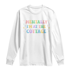 LGBT Romance Hockey Long Sleeve Shirt Mentally Im At The Cottage Team Hollanov Fan TS10 White Print Your Wear