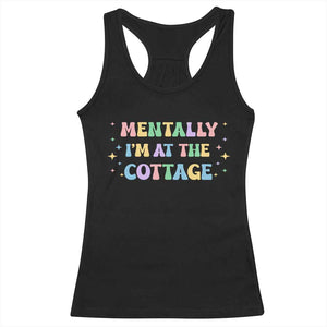 LGBT Romance Hockey Racerback Tank Top Mentally Im At The Cottage Team Hollanov Fan TS10 Black Print Your Wear