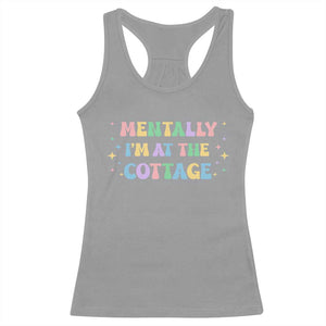 LGBT Romance Hockey Racerback Tank Top Mentally Im At The Cottage Team Hollanov Fan TS10 Sport Gray Print Your Wear