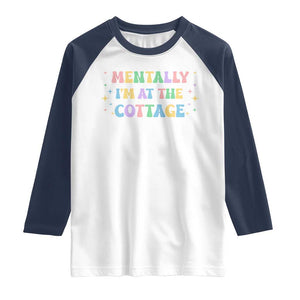 LGBT Romance Hockey Raglan Shirt Mentally Im At The Cottage Team Hollanov Fan TS10 White Navy Print Your Wear