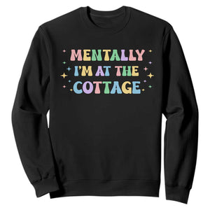 LGBT Romance Hockey Sweatshirt Mentally Im At The Cottage Team Hollanov Fan TS10 Black Print Your Wear