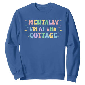 LGBT Romance Hockey Sweatshirt Mentally Im At The Cottage Team Hollanov Fan TS10 Royal Blue Print Your Wear