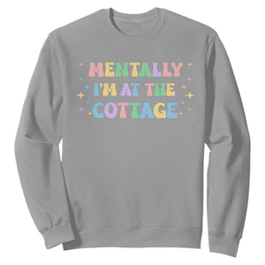 LGBT Romance Hockey Sweatshirt Mentally Im At The Cottage Team Hollanov Fan TS10 Sport Gray Print Your Wear