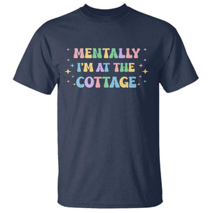 LGBT Romance Hockey T Shirt Mentally Im At The Cottage Team Hollanov Fan TS10 Navy Print Your Wear