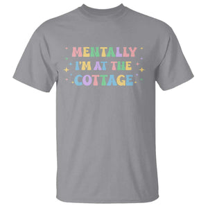 LGBT Romance Hockey T Shirt Mentally Im At The Cottage Team Hollanov Fan TS10 Sport Gray Print Your Wear