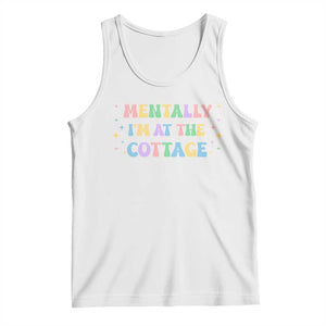 LGBT Romance Hockey Tank Top Mentally Im At The Cottage Team Hollanov Fan TS10 White Print Your Wear