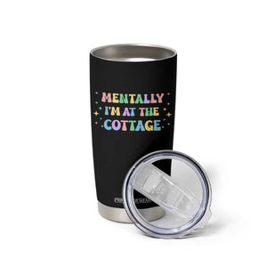 LGBT Romance Hockey Tumbler Cup Mentally Im At The Cottage Team Hollanov Fan TS10 Print Your Wear