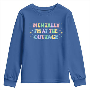 LGBT Romance Hockey Youth Sweatshirt Mentally Im At The Cottage Team Hollanov Fan TS10 Royal Blue Print Your Wear