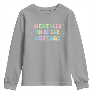 LGBT Romance Hockey Youth Sweatshirt Mentally Im At The Cottage Team Hollanov Fan TS10 Sport Gray Print Your Wear