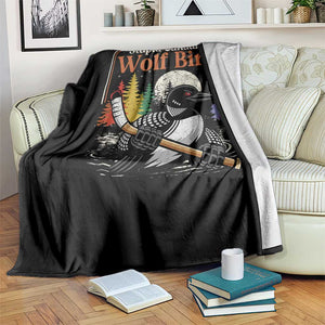 Stupid Canadian Wolf Bird Throw Blanket Retro Romance Hockey LGBT Book Movie Fans TS10 Print Your Wear