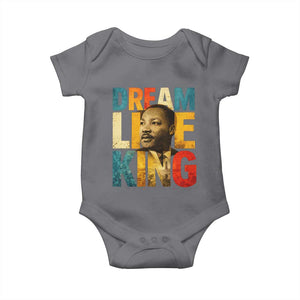 Black History Month Martin Luther King Day Baby Onesie I Have Dream TS10 Charcoal Print Your Wear