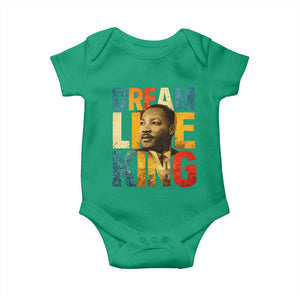 Black History Month Martin Luther King Day Baby Onesie I Have Dream TS10 Irish Green Print Your Wear