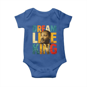Black History Month Martin Luther King Day Baby Onesie I Have Dream TS10 Royal Blue Print Your Wear
