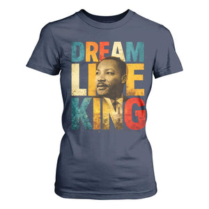Black History Month Martin Luther King Day T Shirt For Women I Have Dream TS10 Navy Print Your Wear