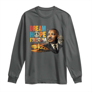 Black History Month Martin Luther King Day Long Sleeve Shirt Martin Luther King Sweatshirt, Black History Sweatshirt, I Have A Dream Sweatshirt, MLK Sweatshirt, Human Rights Sweatshirt, BLM Sweatshirt TS10 Dark Heather Print Your Wear