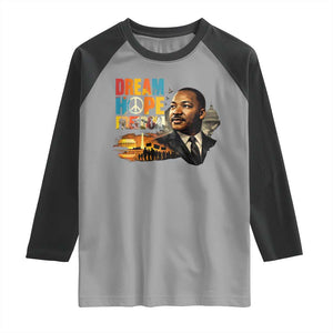Black History Month Martin Luther King Day Raglan Shirt Martin Luther King Sweatshirt, Black History Sweatshirt, I Have A Dream Sweatshirt, MLK Sweatshirt, Human Rights Sweatshirt, BLM Sweatshirt TS10 Sport Gray Black Print Your Wear