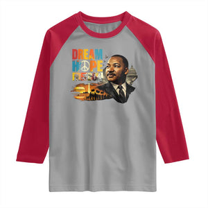Black History Month Martin Luther King Day Raglan Shirt Martin Luther King Sweatshirt, Black History Sweatshirt, I Have A Dream Sweatshirt, MLK Sweatshirt, Human Rights Sweatshirt, BLM Sweatshirt TS10 Sport Gray Red Print Your Wear