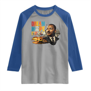 Black History Month Martin Luther King Day Raglan Shirt Martin Luther King Sweatshirt, Black History Sweatshirt, I Have A Dream Sweatshirt, MLK Sweatshirt, Human Rights Sweatshirt, BLM Sweatshirt TS10 Sport Gray Royal Print Your Wear