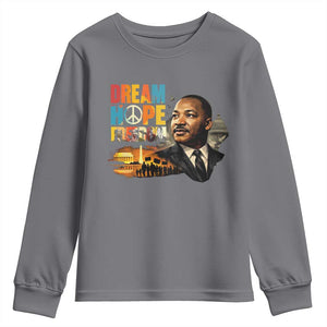 Black History Month Martin Luther King Day Youth Sweatshirt Martin Luther King Sweatshirt, Black History Sweatshirt, I Have A Dream Sweatshirt, MLK Sweatshirt, Human Rights Sweatshirt, BLM Sweatshirt TS10 Charcoal Print Your Wear
