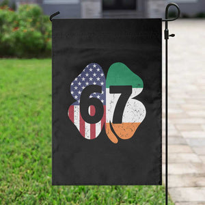 Six Seven 6 7 St Patricks Day Garden Flag 67 Meme Irish American Ireland Flag Lucky Shamrocks TS10 Print Your Wear