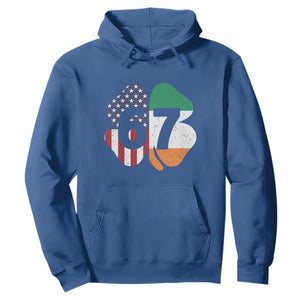Six Seven 6 7 St Patricks Day Hoodie 67 Meme Irish American Ireland Flag Lucky Shamrocks TS10 Royal Blue Print Your Wear