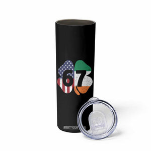 Six Seven 6 7 St Patricks Day Skinny Tumbler 67 Meme Irish American Ireland Flag Lucky Shamrocks TS10 Print Your Wear