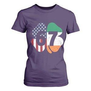 Six Seven 6 7 St Patricks Day T Shirt For Women 67 Meme Irish American Ireland Flag Lucky Shamrocks TS10 Purple Print Your Wear
