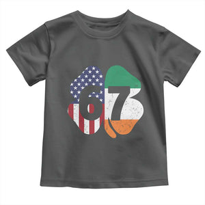 Six Seven 6 7 St Patricks Day Toddler T Shirt 67 Meme Irish American Ireland Flag Lucky Shamrocks TS10 Dark Heather Print Your Wear
