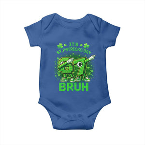 Its St Patricks Day 67 Bruh Baby Onesie Funny Shamrock Six Seven 6 7 Meme Gen Alpha TS10 Royal Blue Print Your Wear