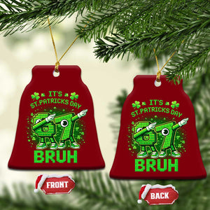 Its St Patricks Day 67 Bruh Ceramic Ornament Funny Shamrock Six Seven 6 7 Meme Gen Alpha TS10 Print Your Wear
